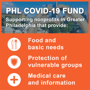 Image and link to Phil Foundation COVID-19 fund