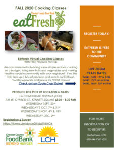 image of cooking class flyer