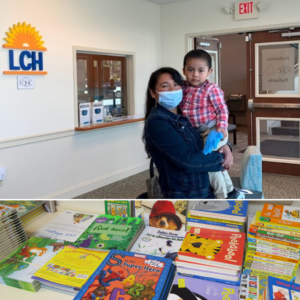 child and son at doctors office